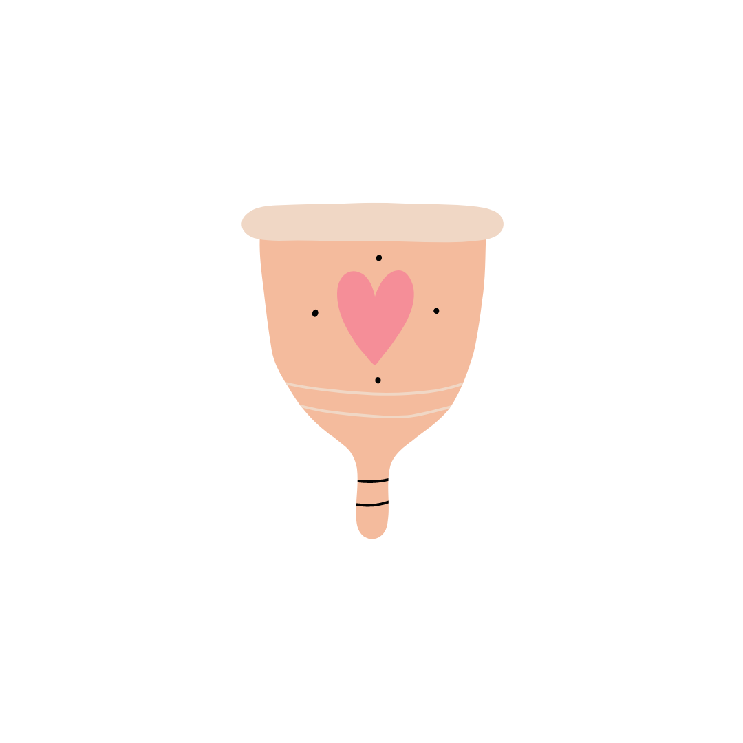 menstrual cup illustration