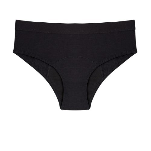 Teen Hipster Bikini period panty - Black